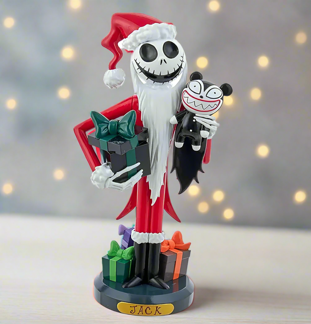 Christmas Cheer All Year 10" Disney Nightmare Before Christmas Jack Skellington Nutcracker with Vampire