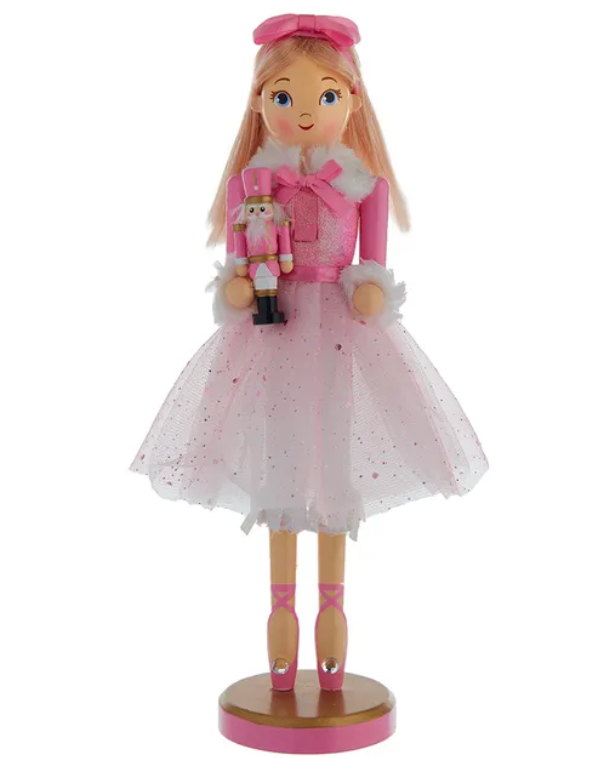 Christmas Cheer All Year 12" Clara Blond Ballerina Nutcracker by Kurt Adler Nutcracker Suite Ballet Figurine