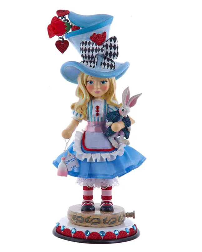Christmas Cheer All year 13" Alice in Wonderland Hollywood Nutcracker