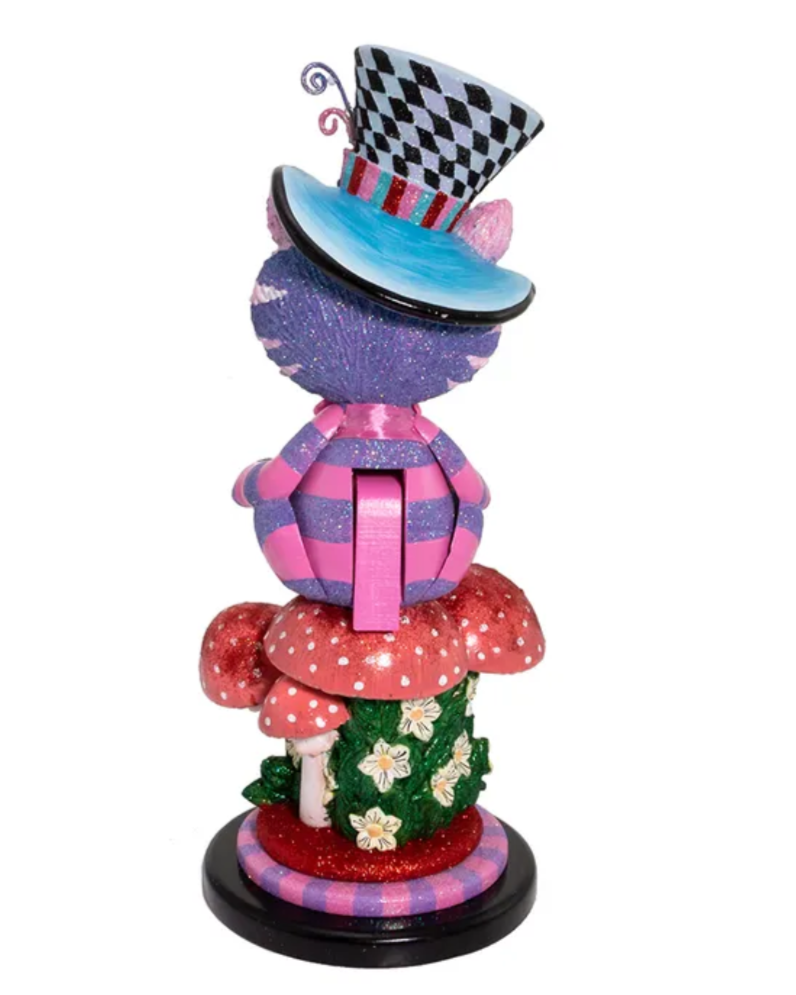 Christmas Cheer All Year 15" Hollywood Cheshire Cat Nutcracker Alice in wonderland collection Kurt Adler