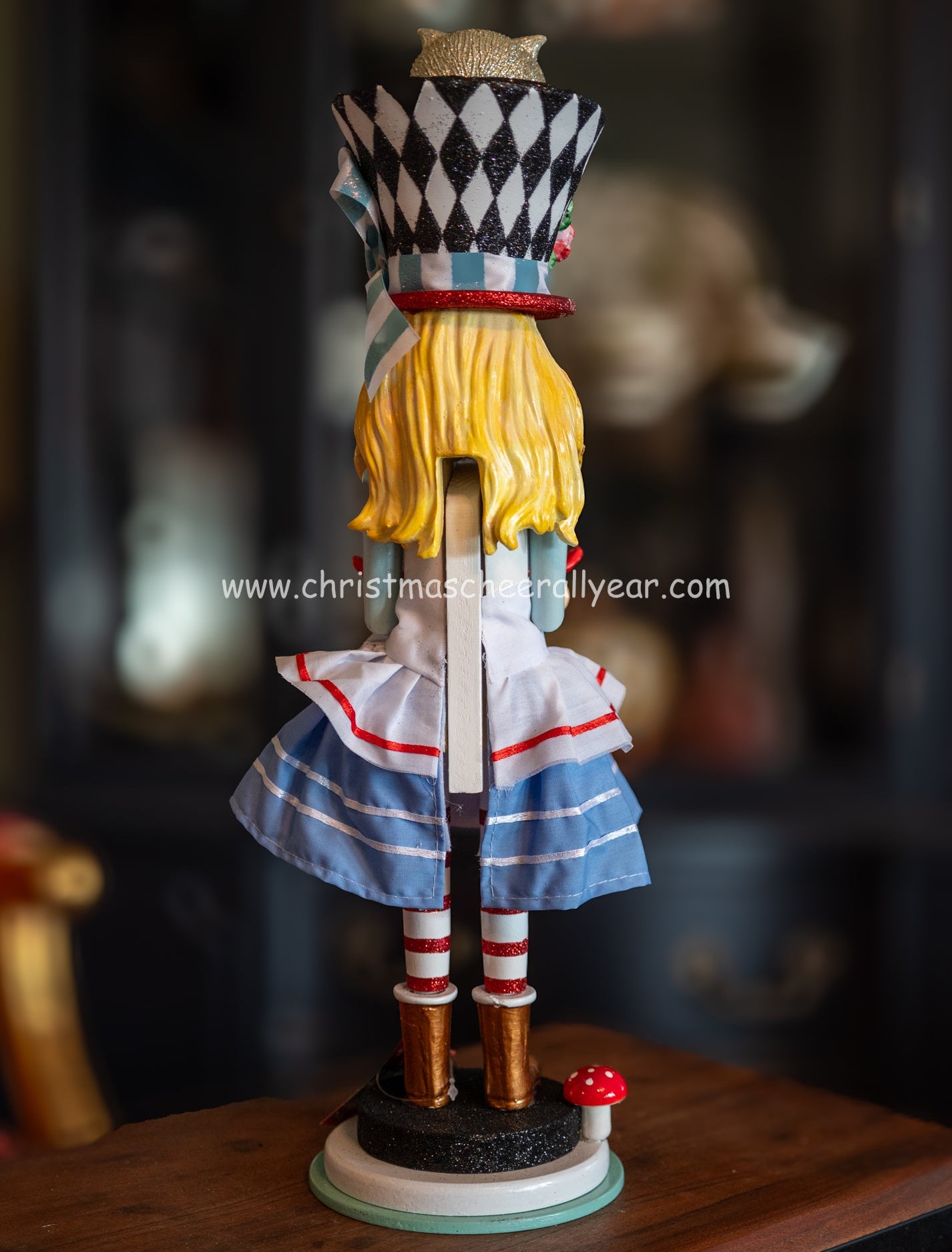 Christmas Cheer all year alice in wonderland nutcracker rear view