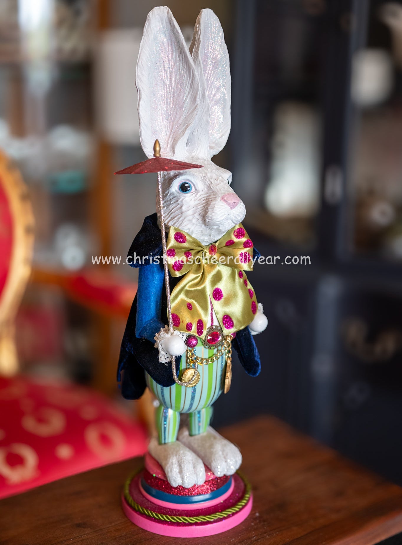 Nutcracker collections need the White Rabbit Nutcracker from Kurt Adler, available at Christmas Cheer All Year
