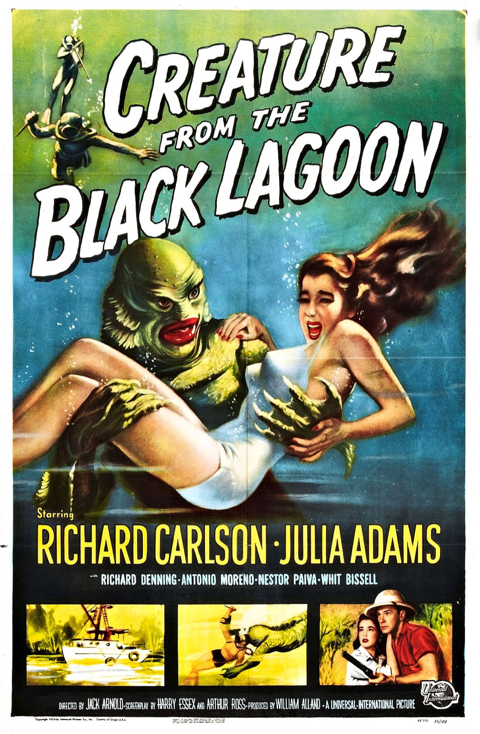 Christmas Cheer All Year Gill-Man Creature from the Black Lagoon Horror Ornament Hollywood Movie Halloween