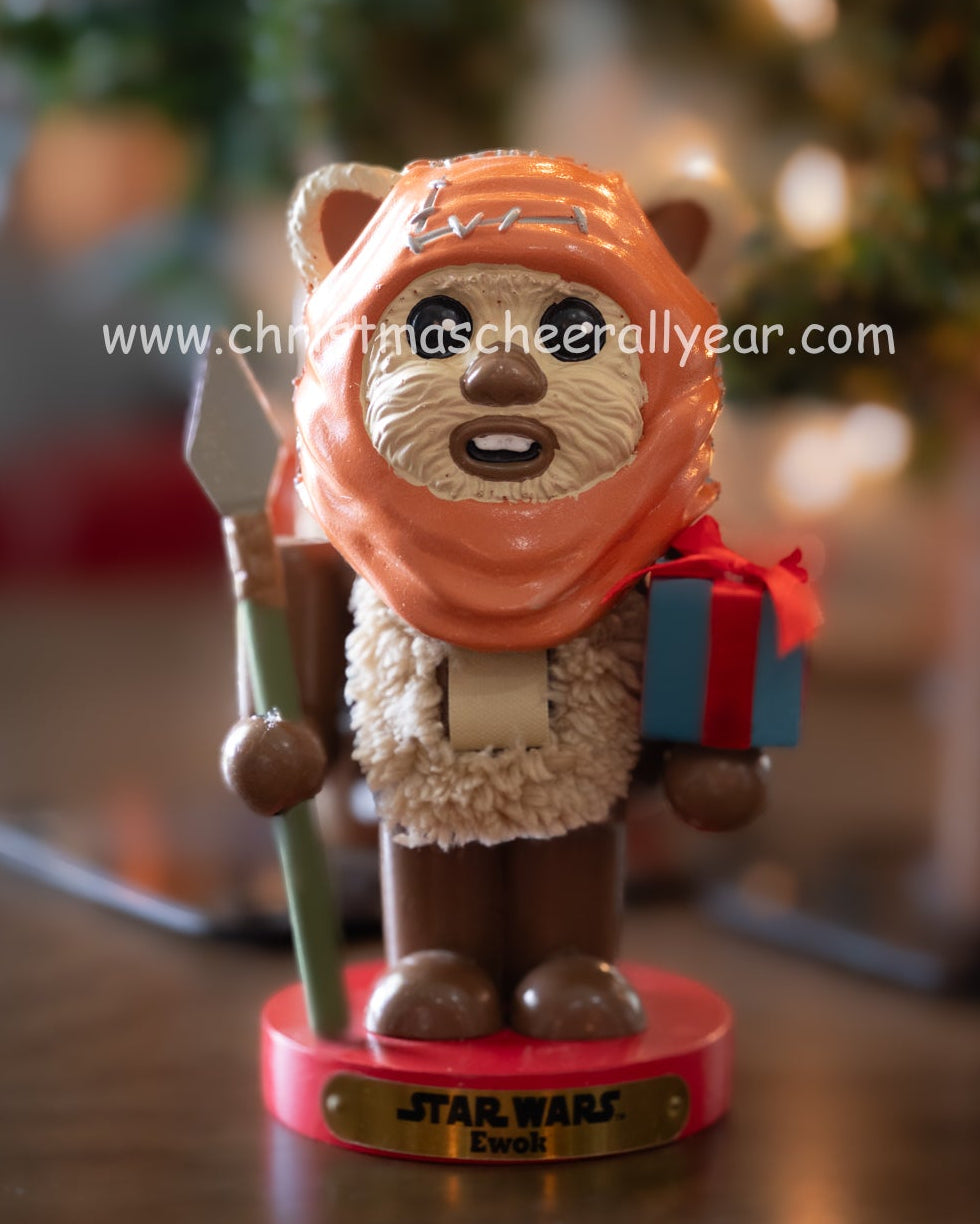 Star Wars Ewok nutcracker available at Christmas Cheer All Year