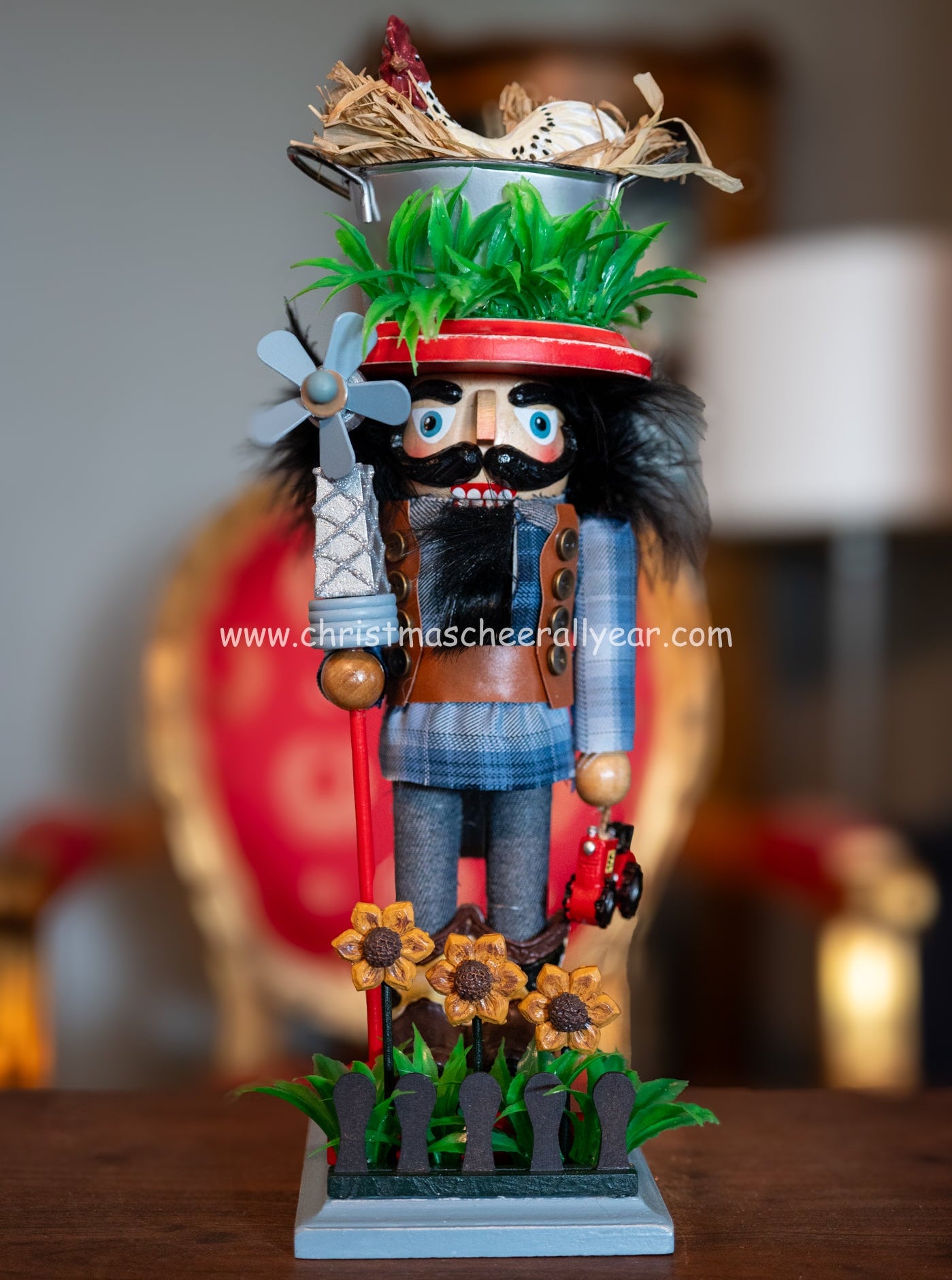 Kurt Adler Farmer Nutcracker Christmas Cheer All Year store