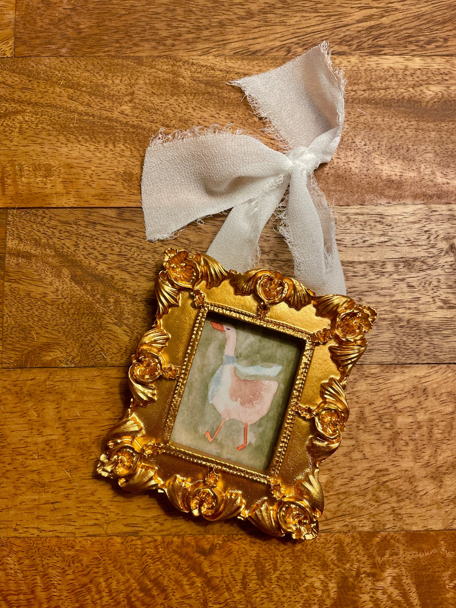 Vintage Style Gilded Frame Ornament, asstd.