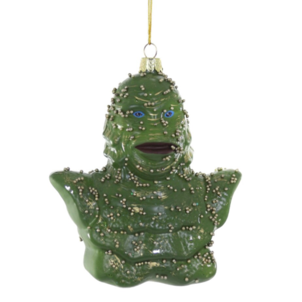 Christmas Cheer All Year Gill-Man Creature from the Black Lagoon Horror Ornament Hollywood Movie Halloween