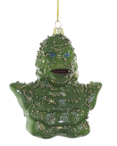 Christmas Cheer All Year Gill-Man Creature from the Black Lagoon Horror Ornament Hollywood Movie Halloween