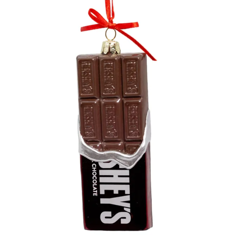 Christmas Cheer All Year Hershey's™ Glass Chocolate Bar Ornament
by Kurt Adler