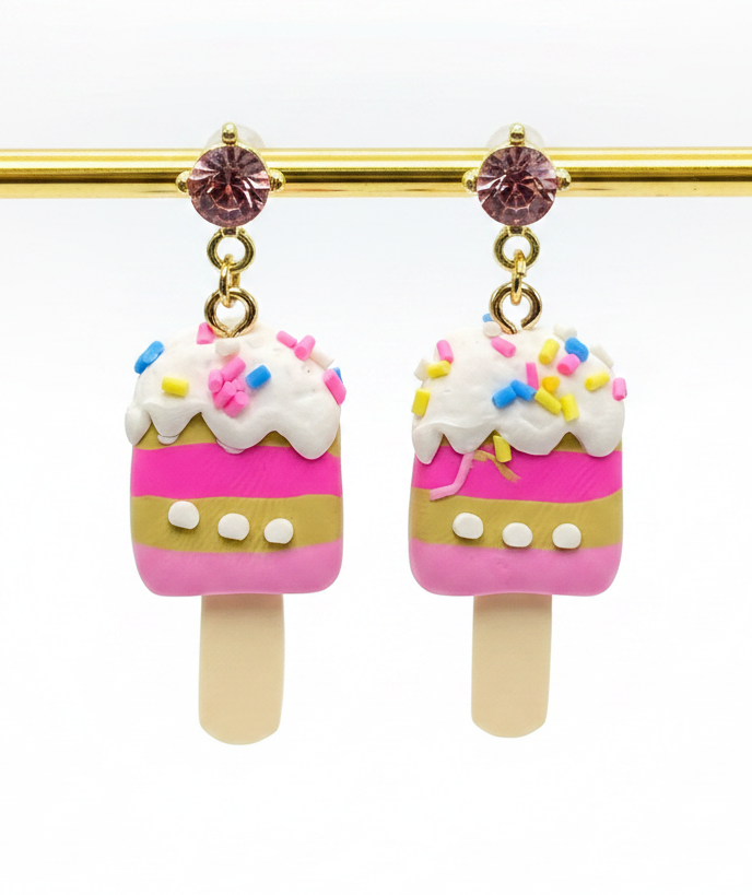 Amanda Bright Designs Ice Cream Popsicle Earrings