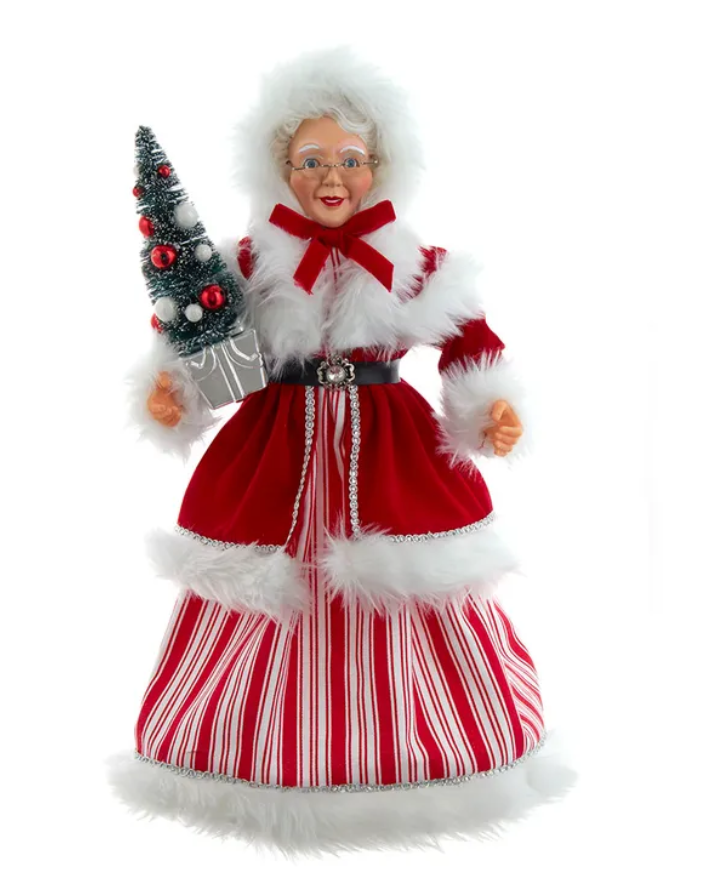 Christmas Cheer All Year Kringle Klaus Mrs. Claus Peppermint Figurine Kurt Adler