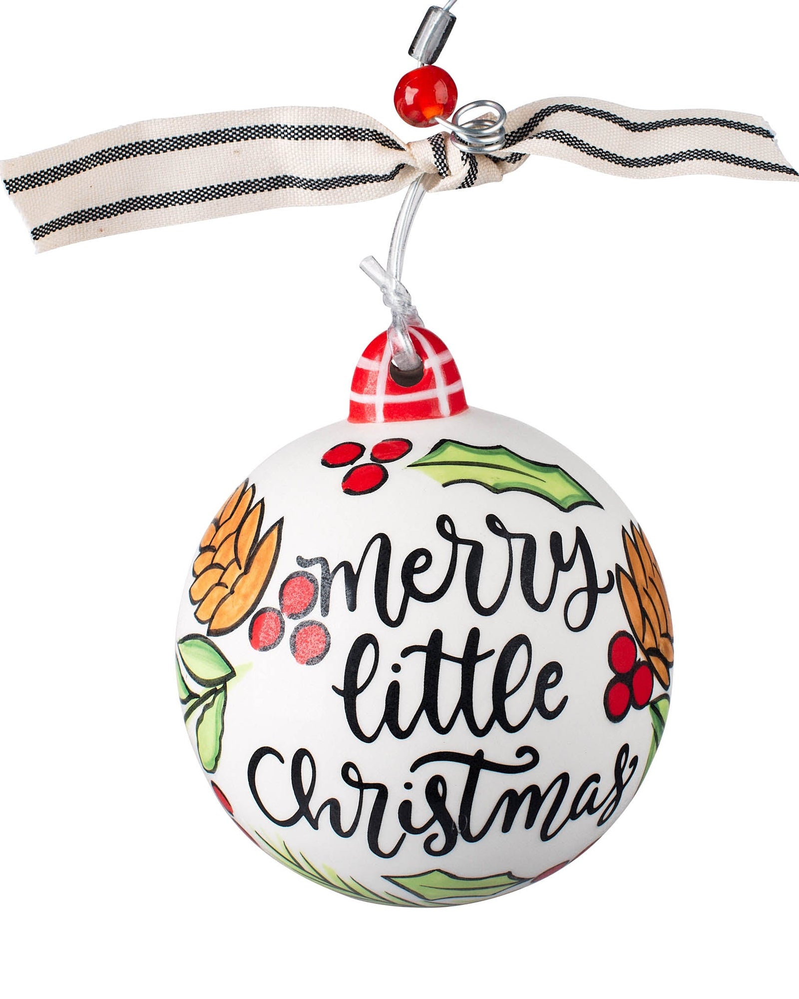 The Canton Christmas Shop Have Yourself a Merry Little Christmas Ornament by Glory Haus Reverse Side on white background