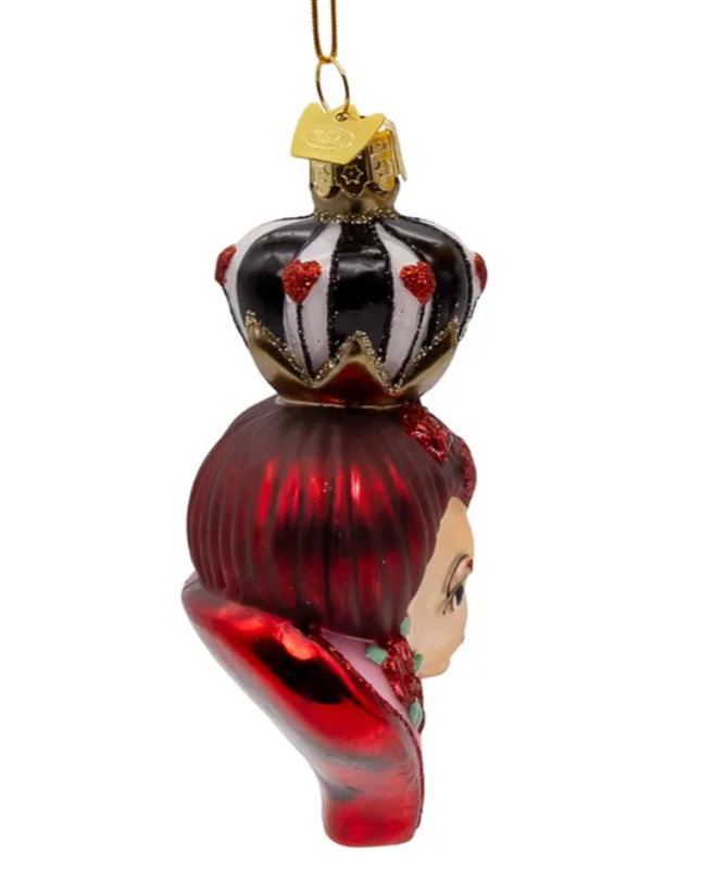 Christmas Cheer All Year Queen of Hearts Noble Gem Ornament Kurt Adler Alice in Wonderland