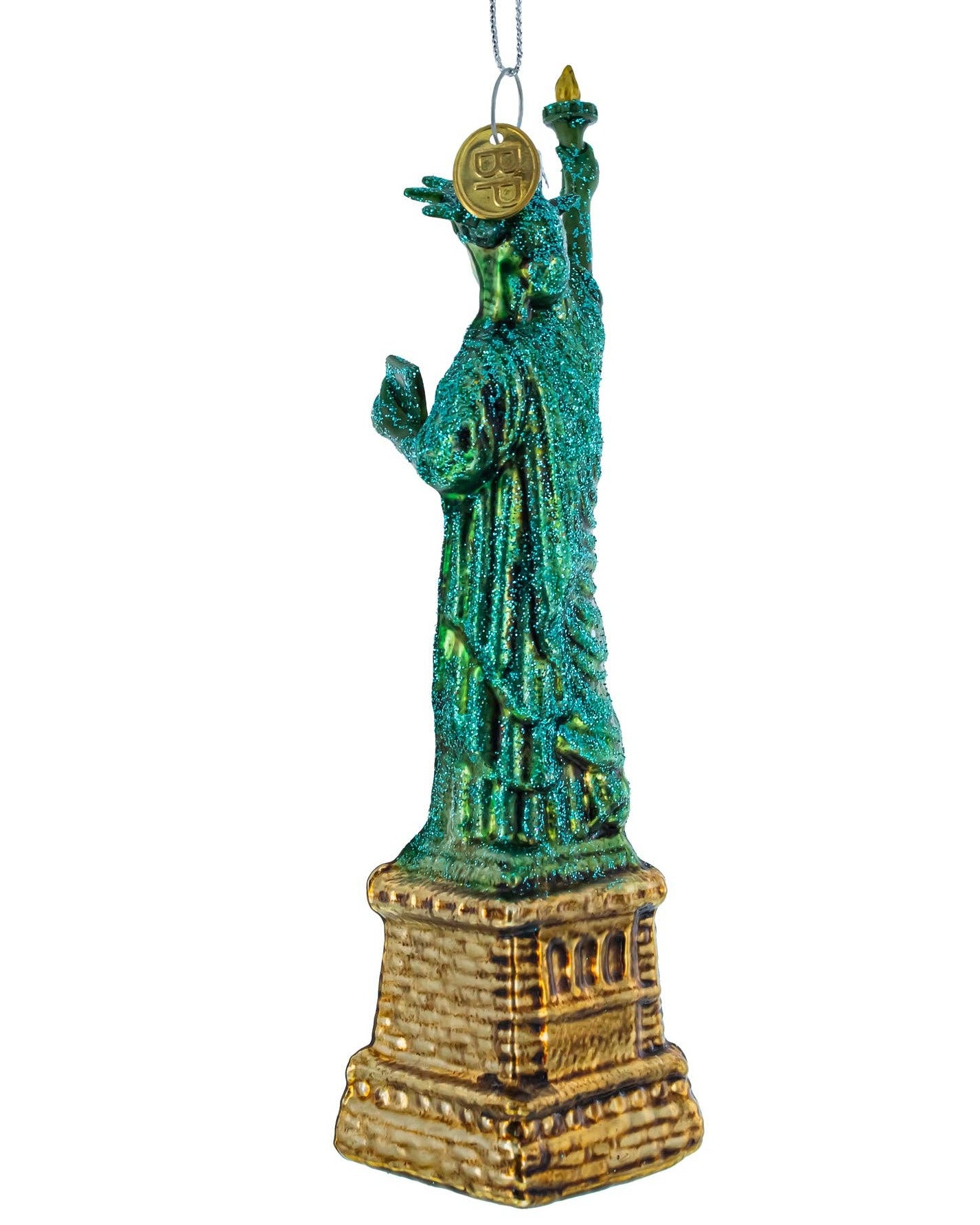 The Canton Christmas Shop Statue of Liberty American Blown Glass Handpainted Ornament