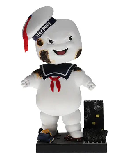 Christmas Cheer All Year Stay Puft Marshmallow Man figure from Ghostbusters bobblehead