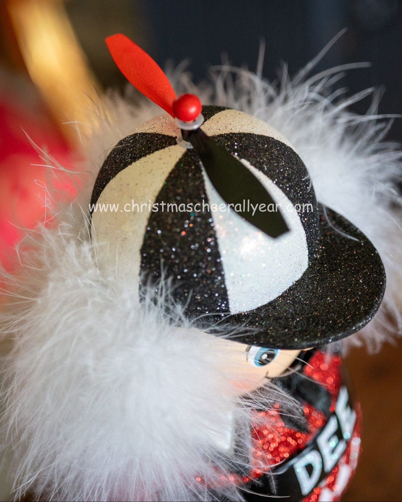 Tweedledee Nutcracker from Alice in Wonderland. Great nutcrackers for all year long available at Christmas Cheer All Year