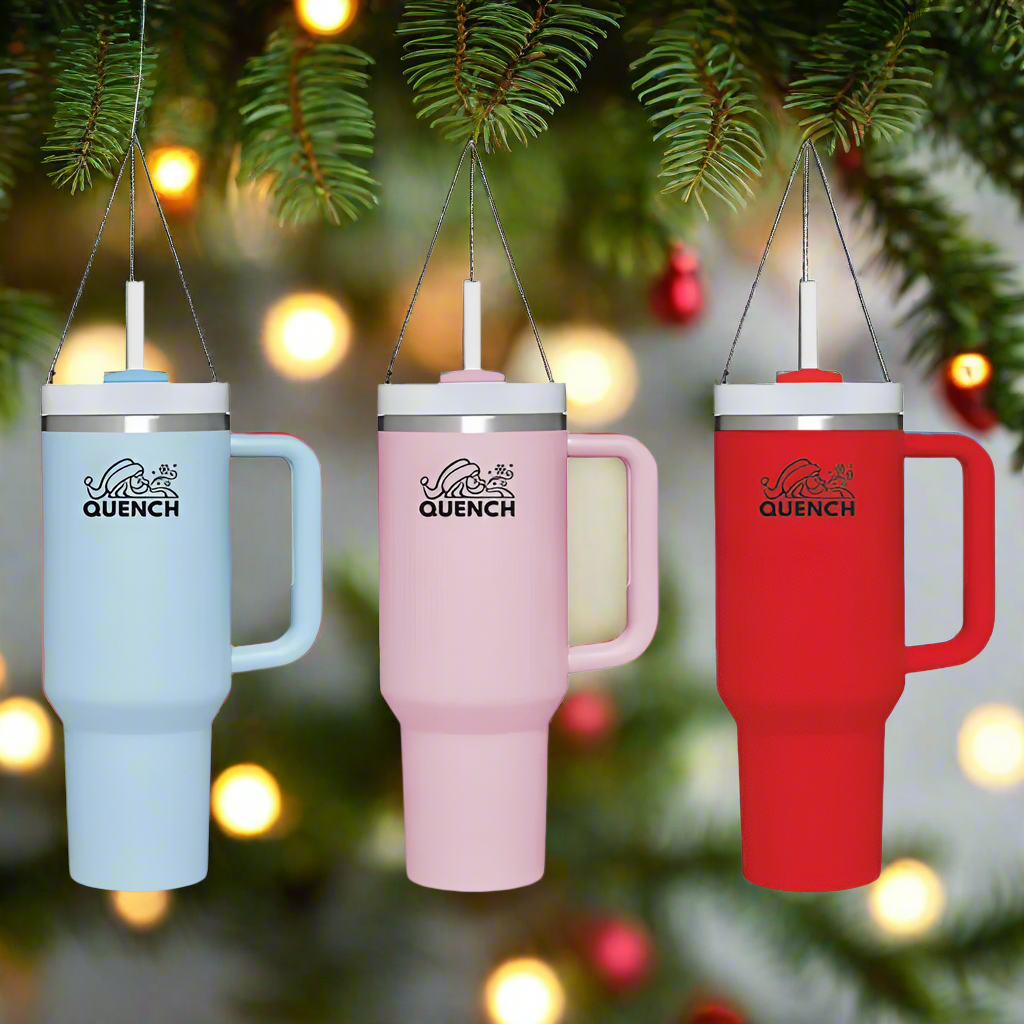 Christmas Cheer All Year Stanley cup water tumbler ornaments