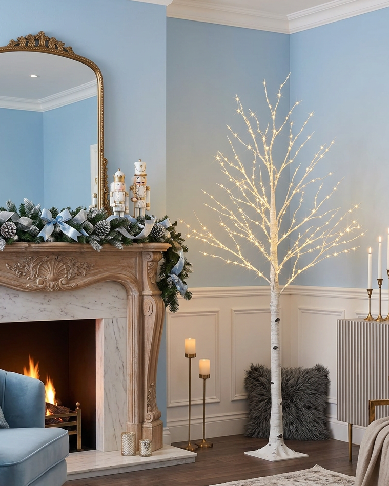 Christmas Cheer All Year six foot lighted birch tree christmas tree