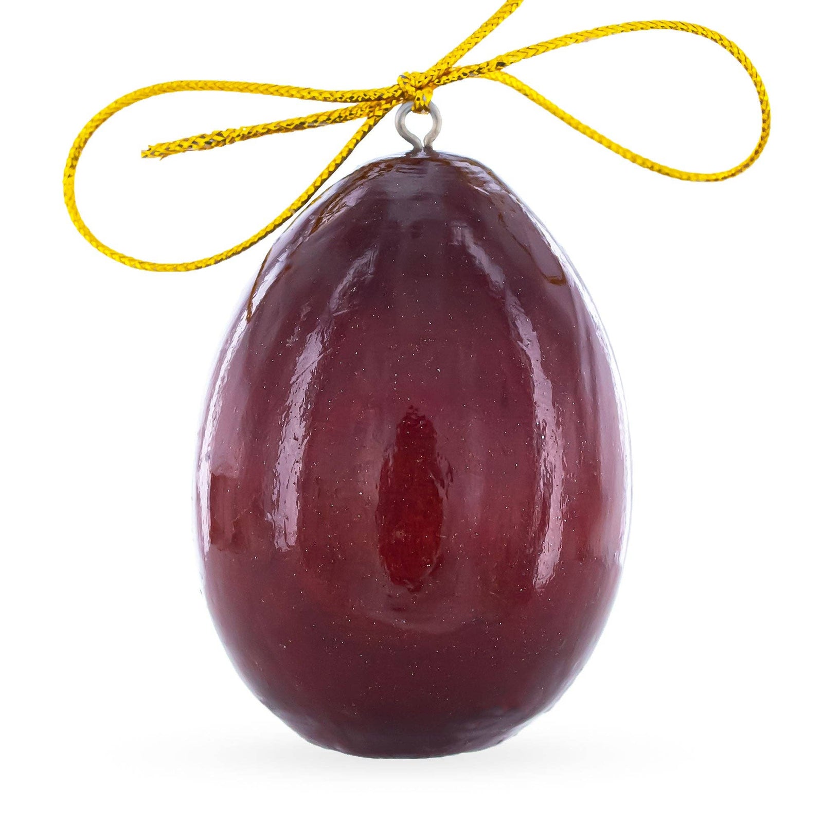 The Canton Christmas Shop Wooden Easter egg with Jesus Filigree Old World Europe Ornament Scripture Hand Painted