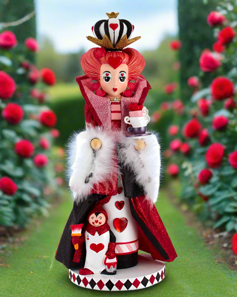 Christmas Cheer All Year Queen Of Hearts Nutcracker Kurt Adler Collection HA0519