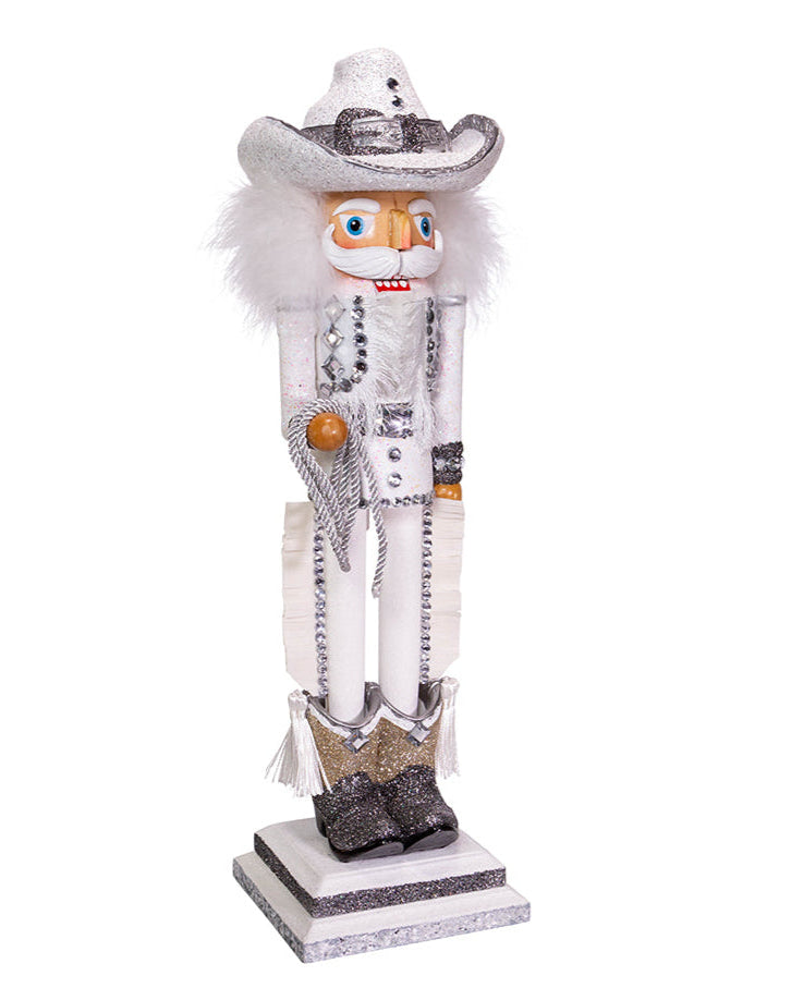 Christmas Cheer All Year Kurt Adler 19" Rhinestone Cowboy Hollywood Nutcracker