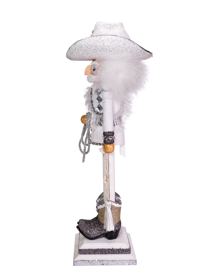 Christmas Cheer All Year Kurt Adler 19" Rhinestone Cowboy Hollywood Nutcracker