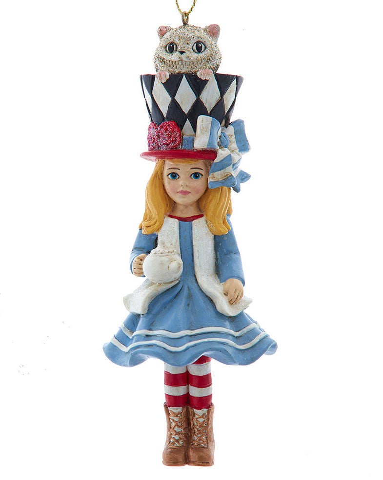 Christmas Cheer All Year Alice in Wonderland Hollywood Nutcracker resin 5.25" Ornament by Kurt Adler