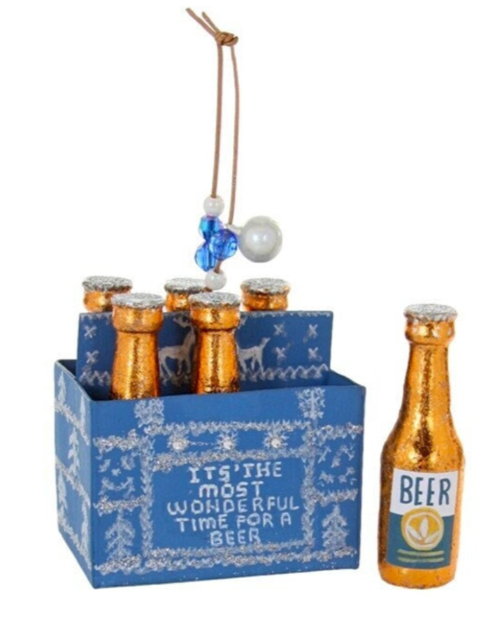The Canton Christmas Shop Wonderful Time for a Beer Ornament