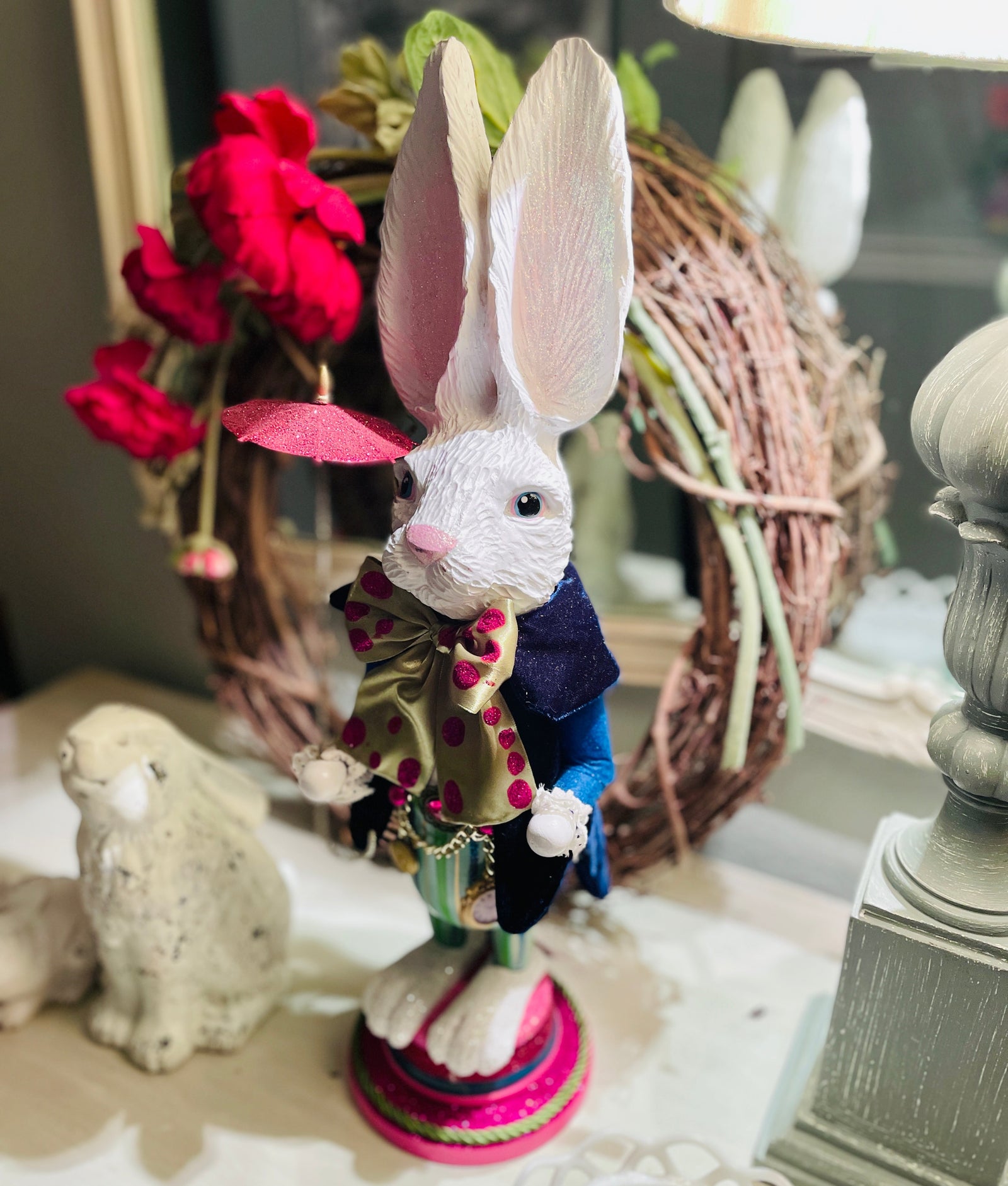 Christmas Cheer All Year Hollywood nutcracker white rabbit Alice in wonderland