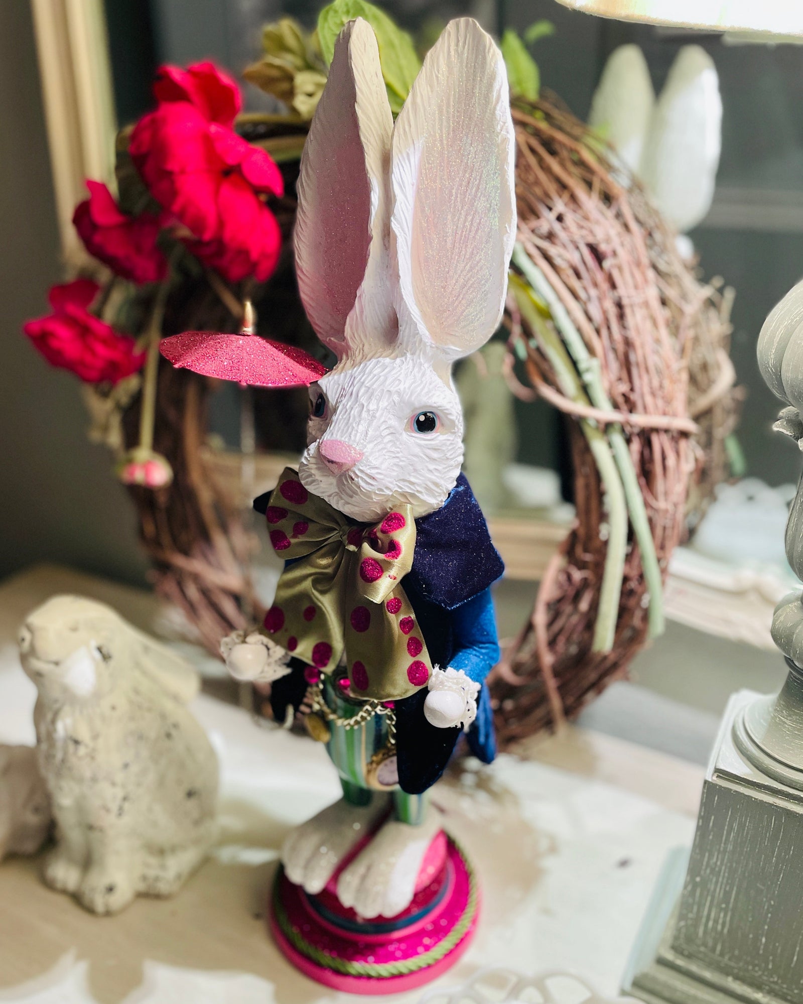 Christmas Cheer All Year Hollywood nutcracker white rabbit Alice in wonderland