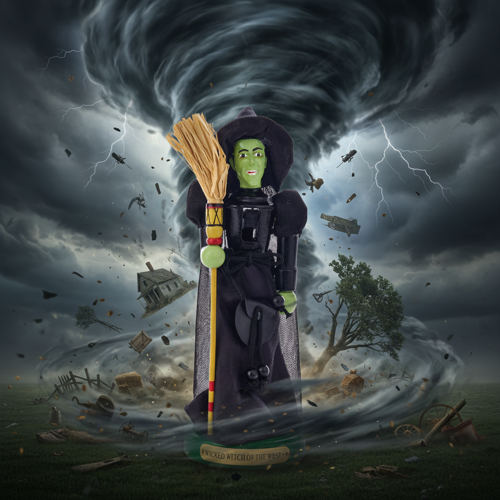 11" The Wizard of Oz™ Wicked Witch Nutcracker