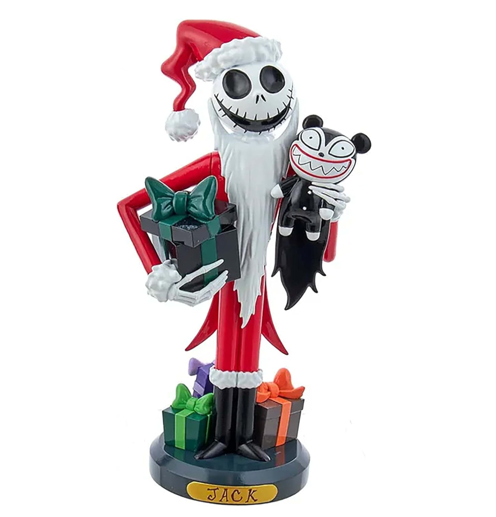 Christmas Cheer All Year 10" Disney Nightmare Before Christmas Jack Skellington Nutcracker with Vampire