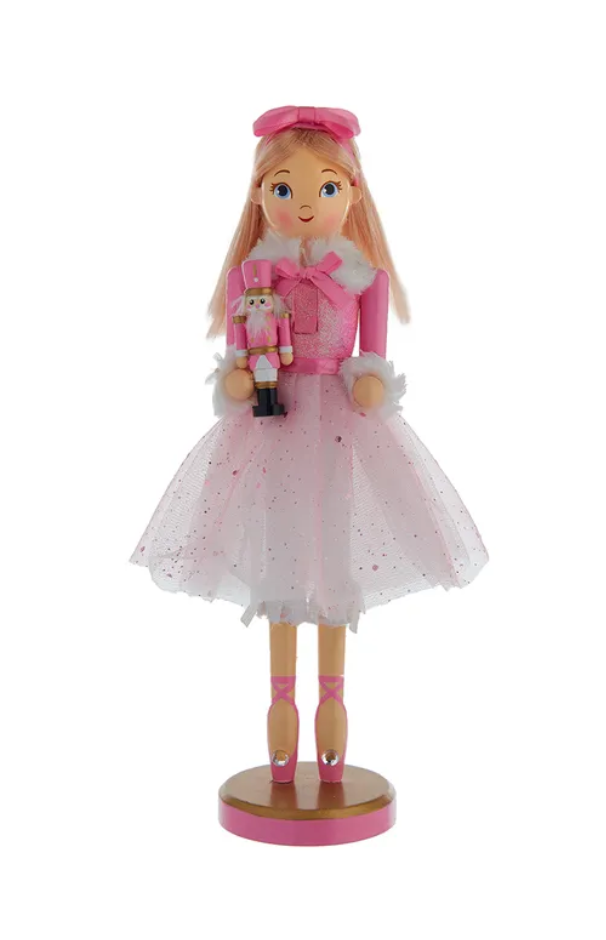 Christmas Cheer All Year 12" Clara Blond Ballerina Nutcracker by Kurt Adler Nutcracker Suite Ballet Figurine