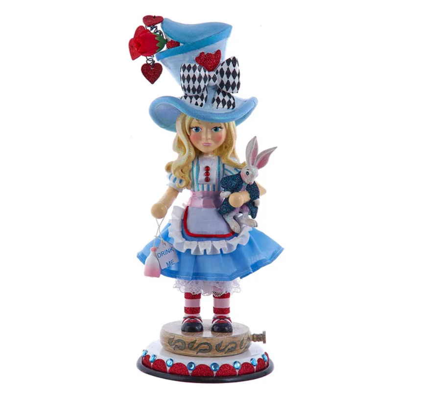 Christmas Cheer All year 13" Alice in Wonderland Hollywood Nutcracker 