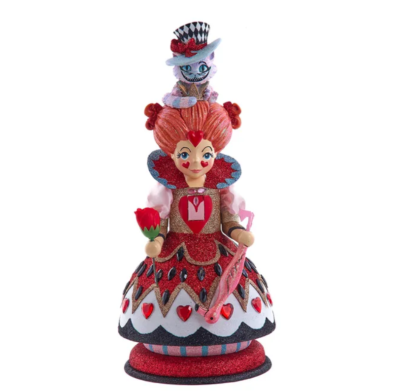 Christmas cheer all year 13" decorative queen of hearts nutcracker by Kurt Adler