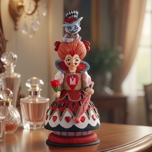 Christmas Cheer All Year Alice in wonderland queen of hearts hollywood nutcracker kurt adler in bedroom