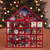 The Canton Christmas Shop 13" Wooden Santa Advent Calendar with trinkets for each day by Kurt Adler on tabletop