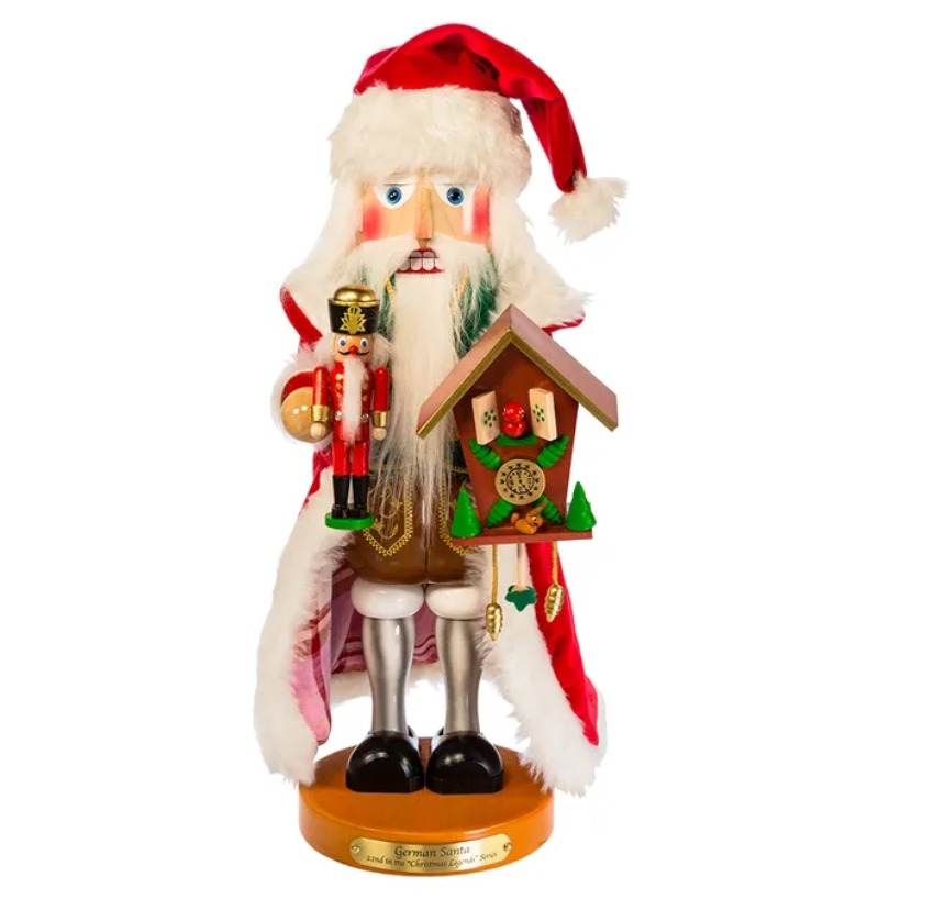 Christmas Cheer All Year 17" Steinbach German Santa Nutcracker ES1965
