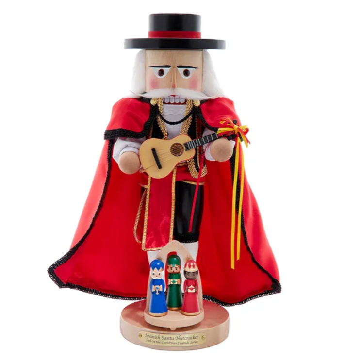 Christmas Cheer All Year 17" Steinbach Spanish Santa Nutcracker (31st In Series) German Nutcracker