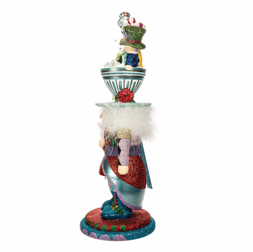 The Canton Christmas Shop 18-Inch Hollywood Alice in Wonderland Characters Teacup Hat Nutcracker by Kurt Adler 