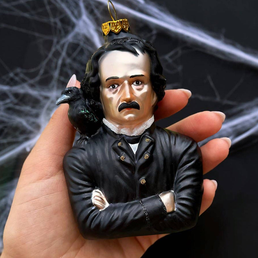 Christmas Cheer All Year Christmas Store Edgar Allen Poe Ornament