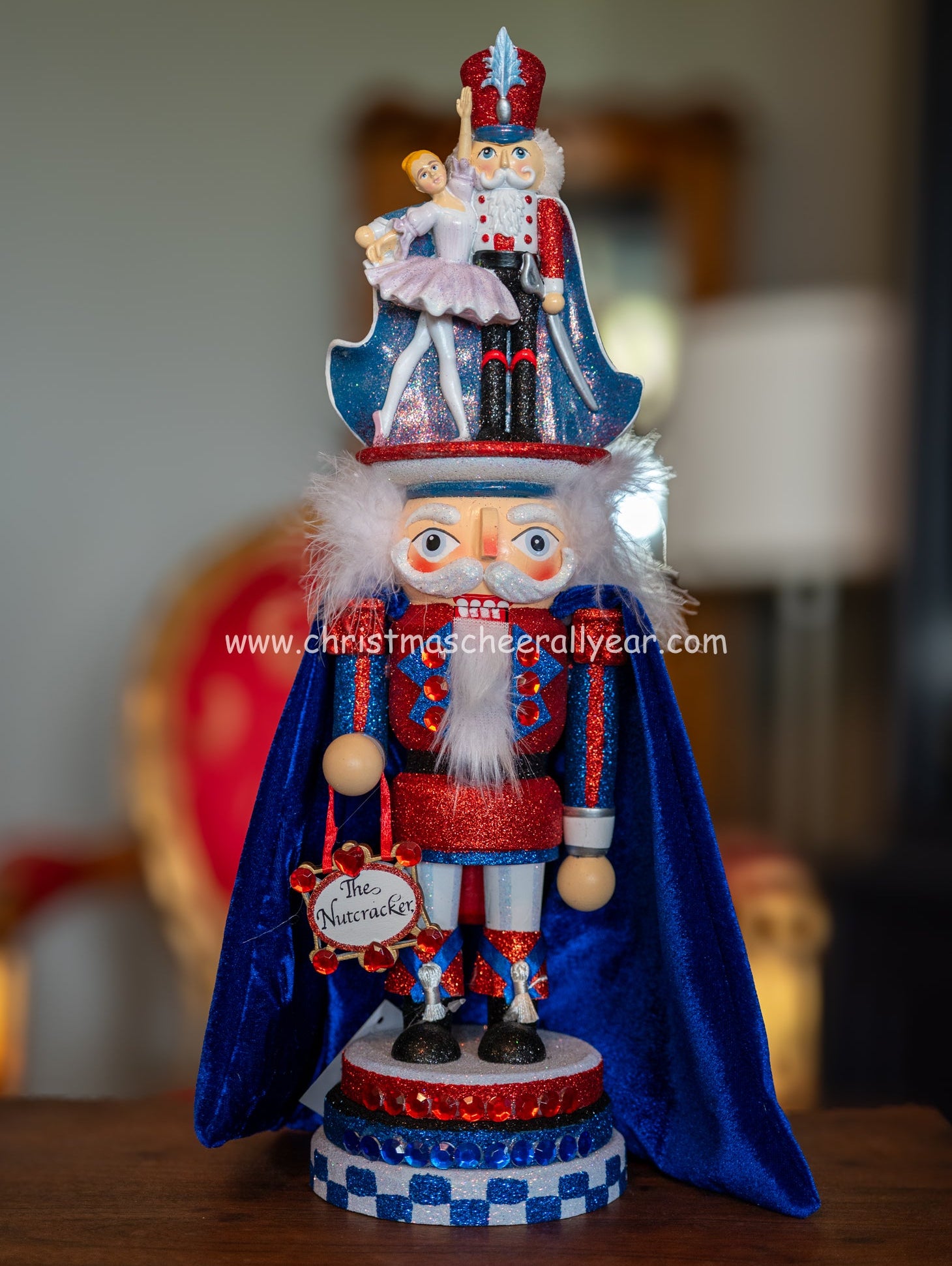 Christmas Cheer All Year 18" Hollywood Nutcrackers™ Ballerina With Prince Nutcracker