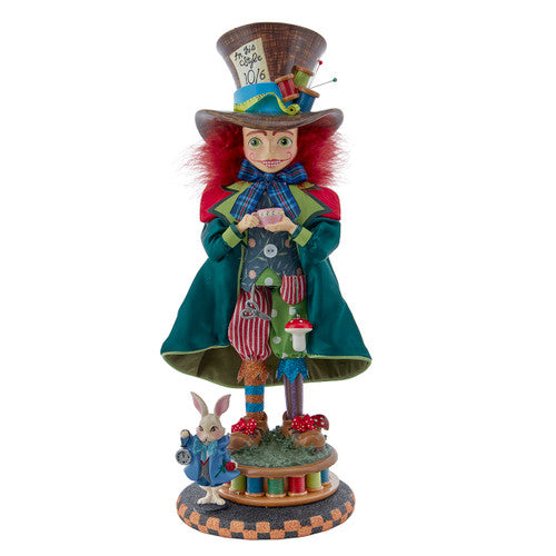 Christmas Cheer All Year 18" Mr Hatter Hollywood Nutcracker Alice in wonderland theatrical theme design