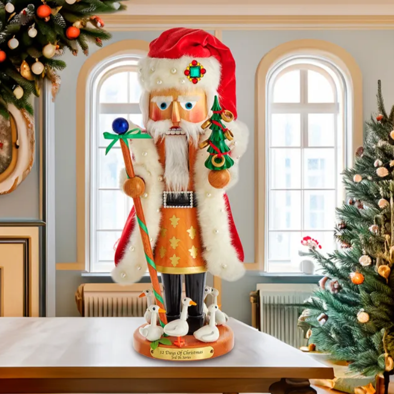 Christmas Cheer All Year 18" Steinbach 12 Days Of Christmas Musical Nutcracker, Part 3