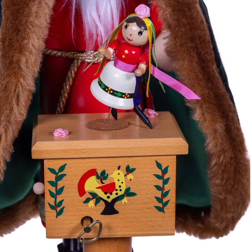 Christmas Cheer All Year 18" Steinbach 12 Days Of Christmas Musical Nutcracker, Part 6 Nine Ladies Dancing