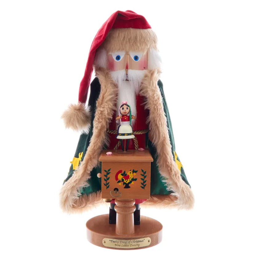 Christmas Cheer All Year Christmas Cheer All Year 18" Steinbach 12 Days Of Christmas Musical Nutcracker, Part 6 Nine Ladies Dancing ES1886