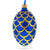 The Canton Christmas Shop 1900 Royal Pine Cone Glass Easter Egg Faberge Ornament Old World Europe Ukraine Artisan Handpainted