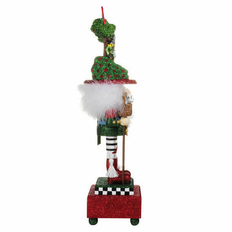 Christmas Cheer All Year Dorothy and Wizard of Oz Hollywood Glittered Kurt Adler Nutcracker with Toto Cowardly Lion Tin Man Scarecrow and Golden Brick Road