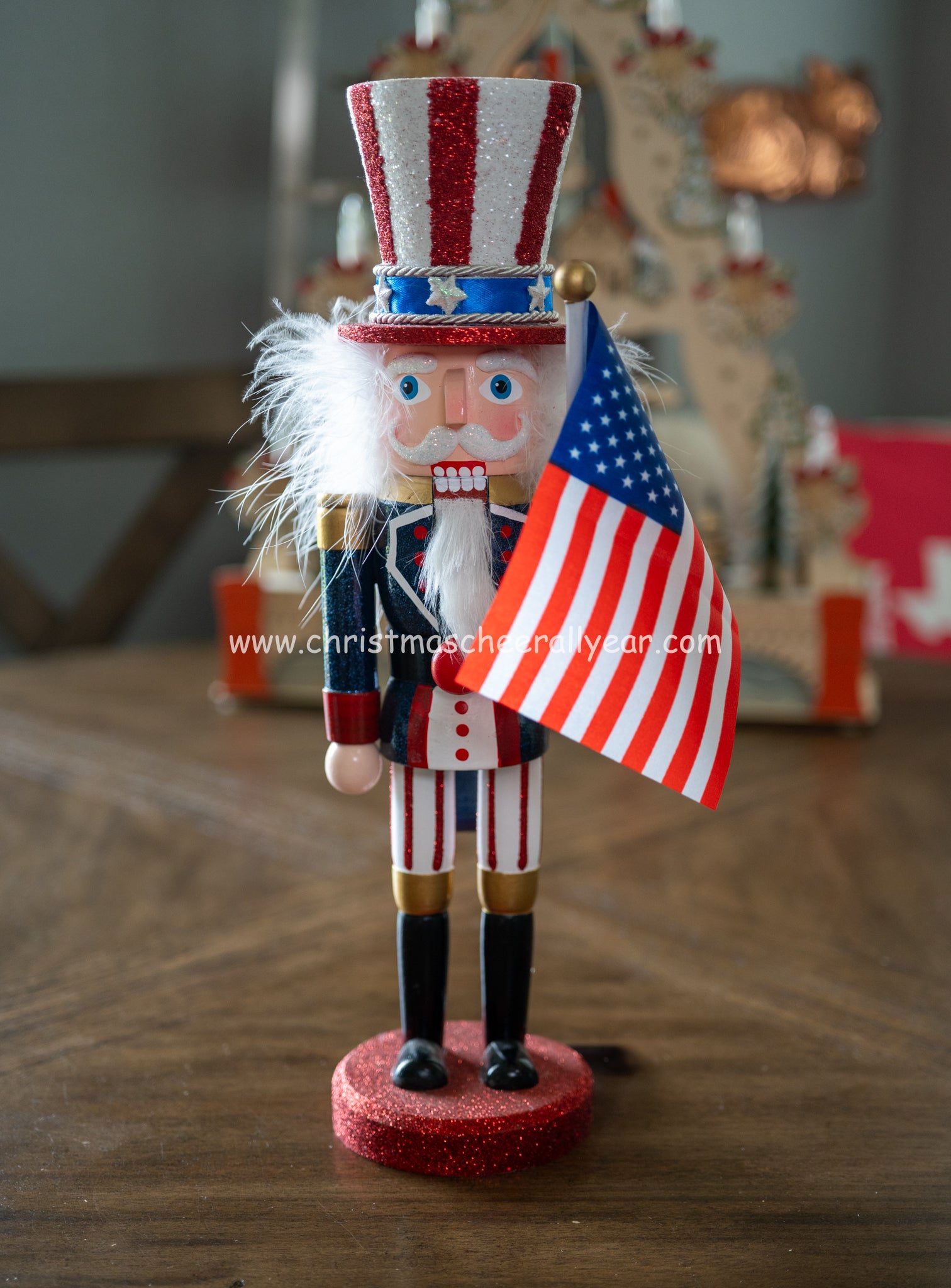 15" Hollywood Nutcrackers™ Uncle Sam Nutcracker