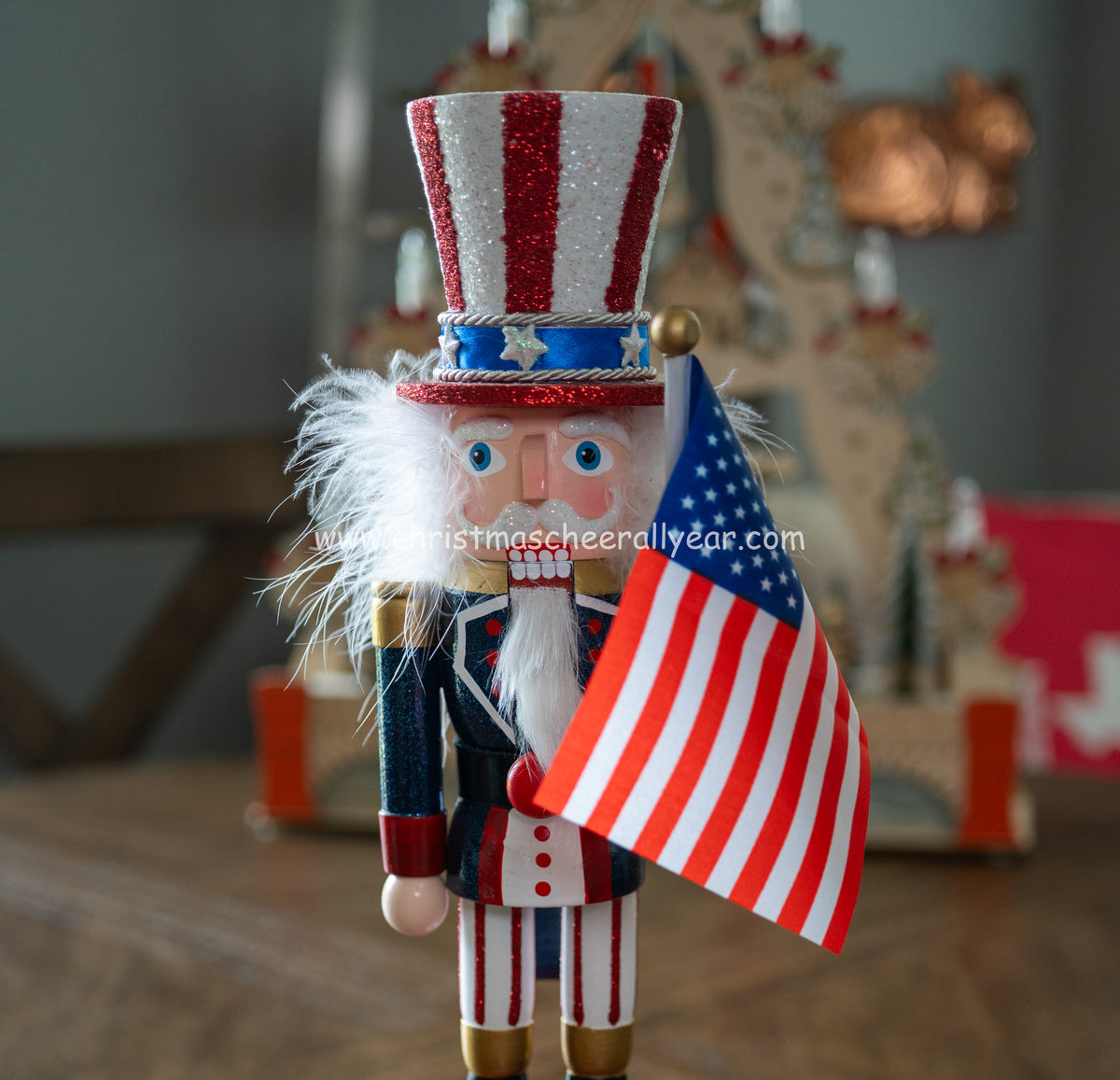 15" Hollywood Nutcrackers™ Uncle Sam Nutcracker